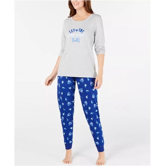 Macy’s Hanukkah Family Pajamas Set 2 Pc M NWT - Picture 1 of 1